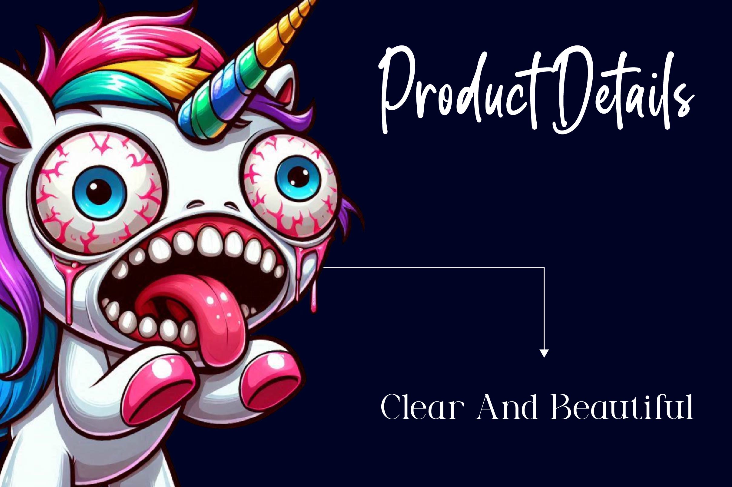 Halloween Scary Unicorn Clipart Bundle - CraftNest - Digital Crafting and Art