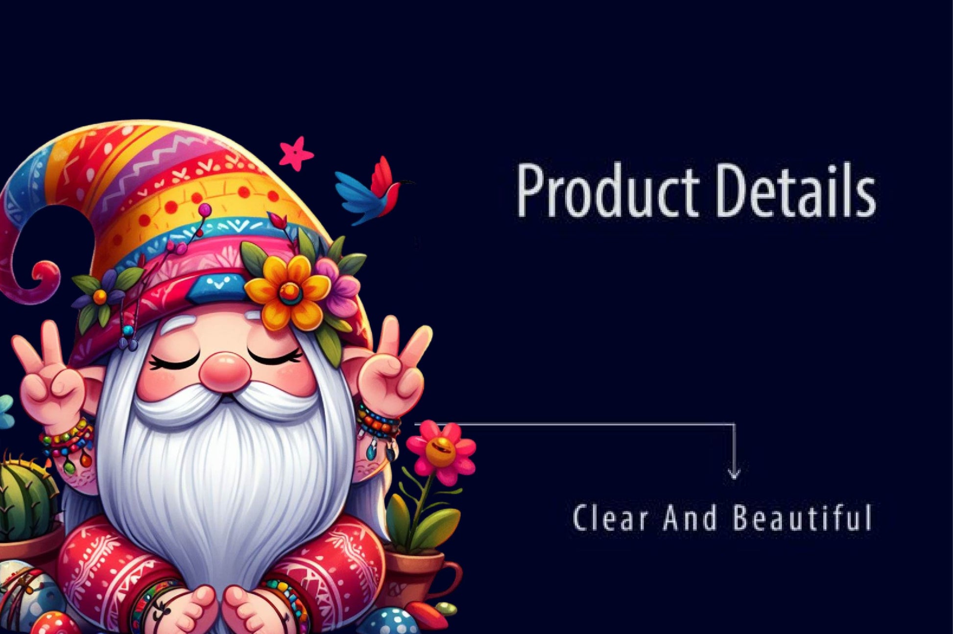 Cute Hippie Gnome Clipart Bundle - CraftNest - Digital Crafting and Art