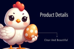 Easter Chicken And Egg Clipart Bundle - CraftNest - Digital Crafting and Art