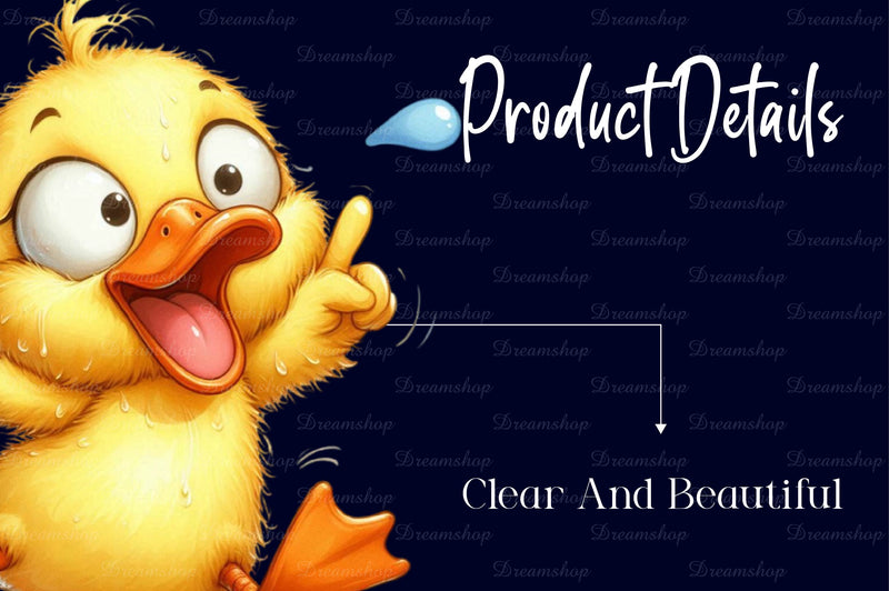 Funny Cute Duck Bird Clipart Bundle - CraftNest - Digital Crafting and Art