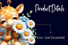 Giraffe Spring Clipart Bundle - CraftNest - Digital Crafting and Art