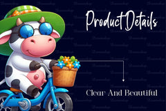 Cute Farm Cows Clipart Bundle - CraftNest - Digital Crafting and Art