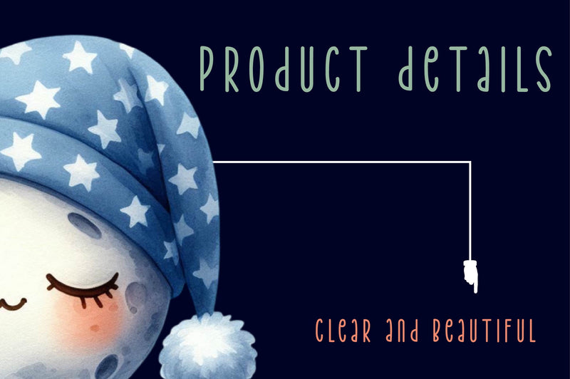 Sleepy Moon Clipart Bundle - CraftNest - Digital Crafting and Art