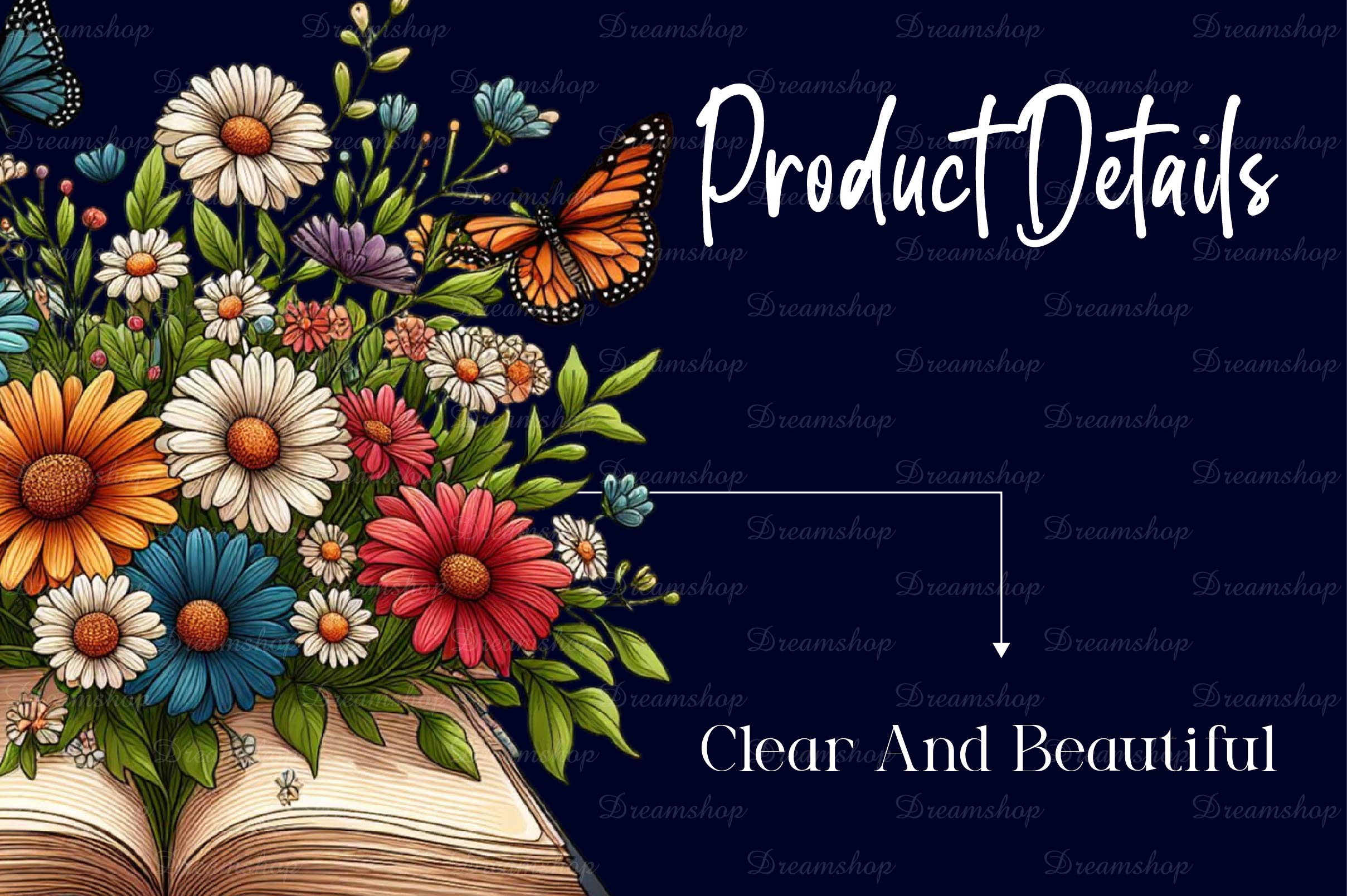 Floral Book Clipart Bundle - CraftNest - Digital Crafting and Art