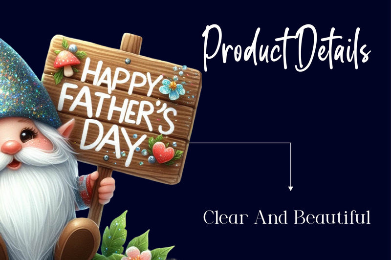 Happy Fathers Day Gnomes Clipart Bundle - CraftNest - Digital Crafting and Art