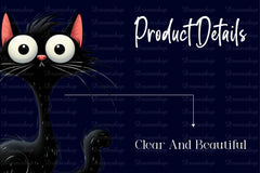 Funny Quirky Black Cats Clipart Bundle - CraftNest - Digital Crafting and Art
