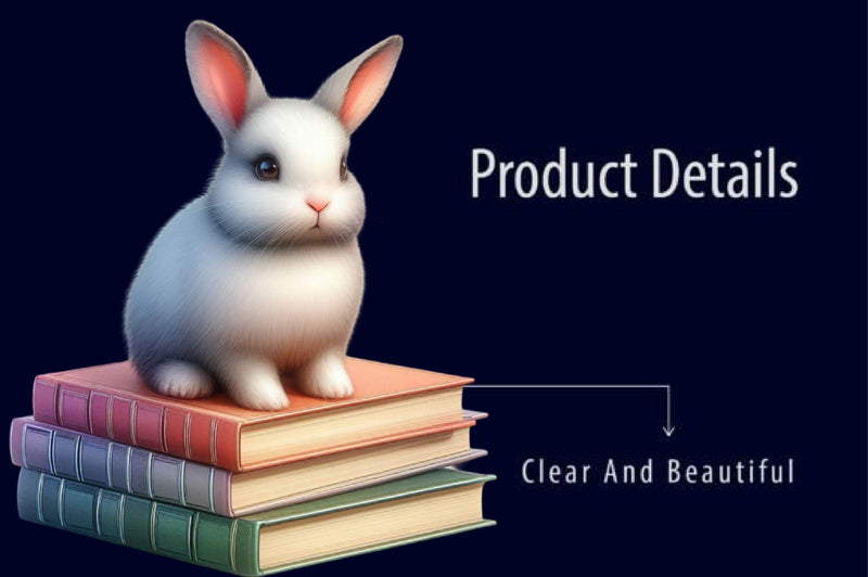 Rabbit Sitting Book Clipart Bundle - CraftNest - Digital Crafting and Art