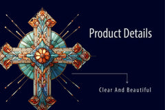 Stained Glass Crosses Clipart Bundle - CraftNest - Digital Crafting and Art
