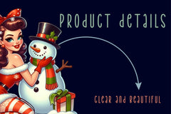 Funny Christmas Pin Up Girl Clipart Bundle - CraftNest - Digital Crafting and Art