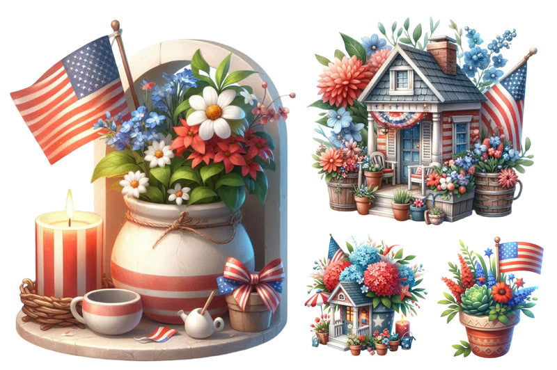 4th Of July Clipart Bundle 2 - CraftNest - Digital Crafting and Art