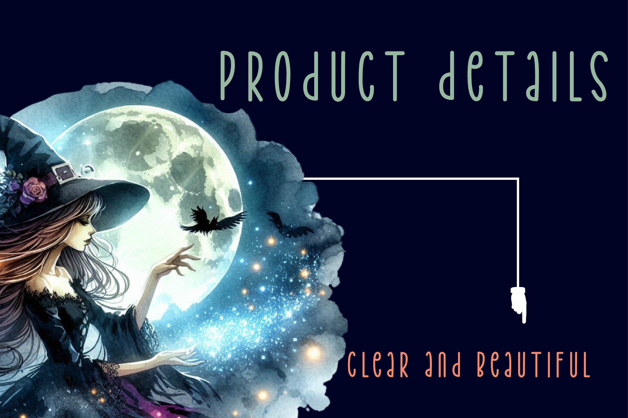 Halloween Mystical Witch Clipart Bundle - CraftNest - Digital Crafting and Art