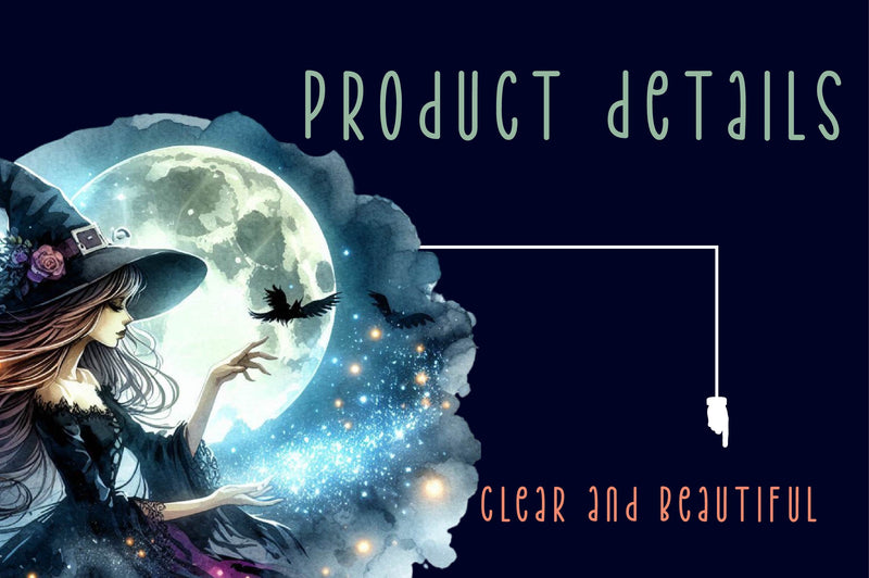 Halloween Mystical Witch Clipart Bundle - CraftNest - Digital Crafting and Art