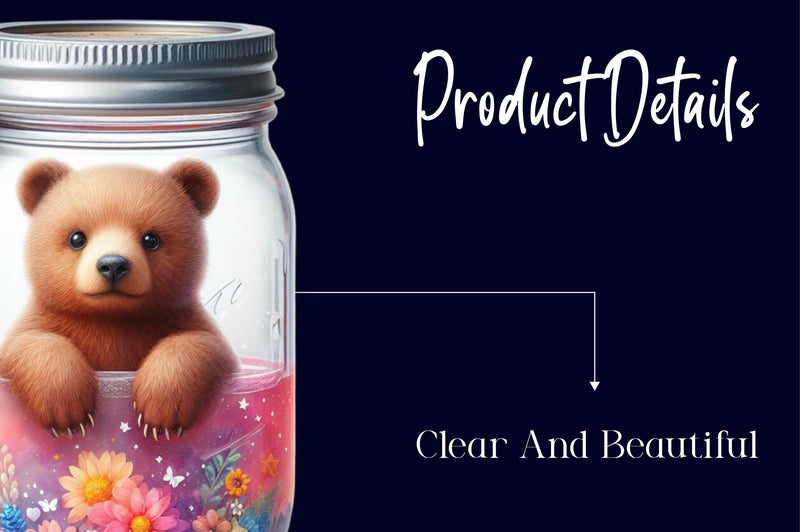 Animals Inside A Mason Jar Clipart Bundle - CraftNest - Digital Crafting and Art