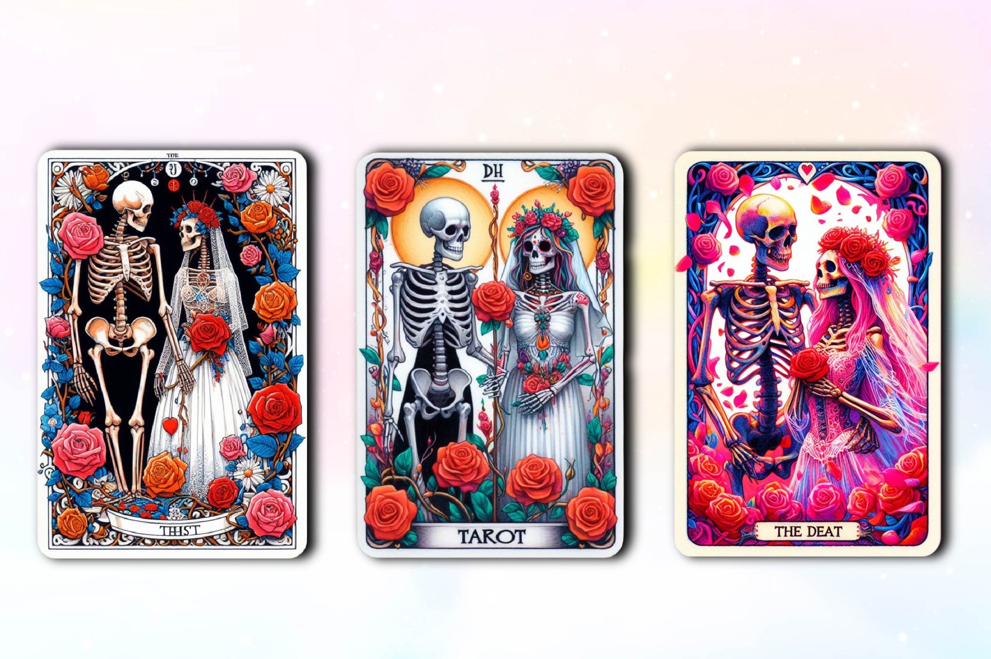 Gothic Wedding Tarot Card Clipart Bundle - CraftNest - Digital Crafting and Art