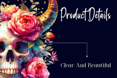 Skull With Horns Clipart Bundle - CraftNest - Digital Crafting and Art