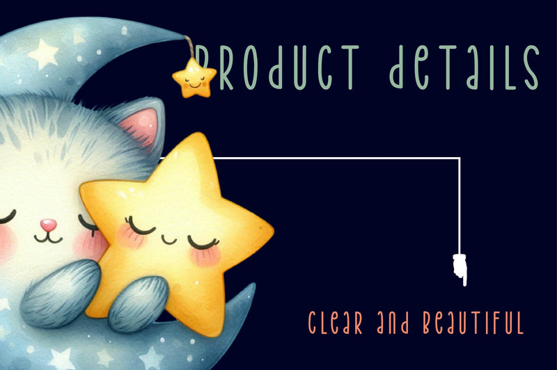 Sleepy Moon Clipart Bundle 1 - CraftNest - Digital Crafting and Art