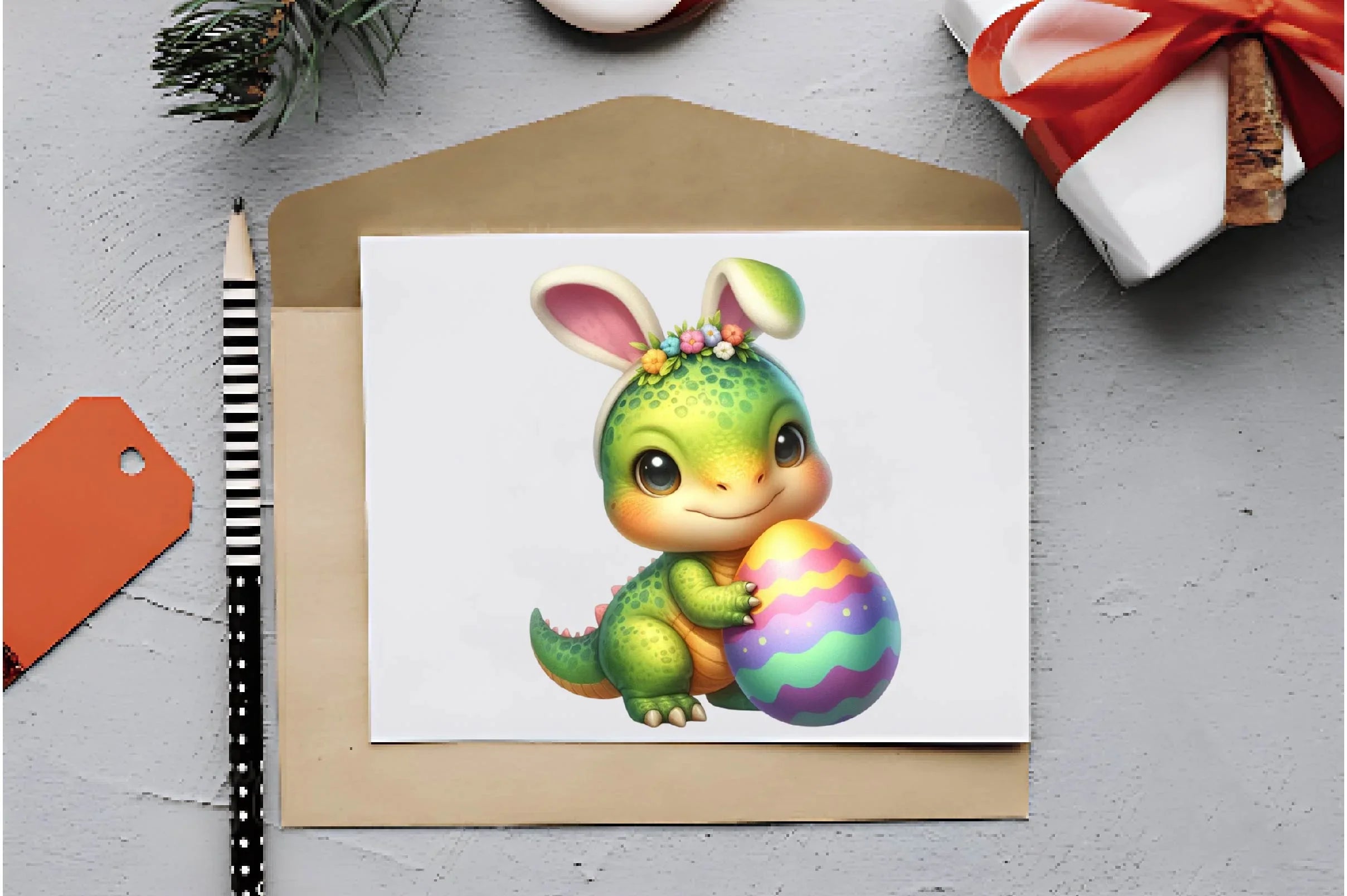 Easter T Rex Dinosaur Clipart Bundle - CraftNest - Digital Crafting and Art