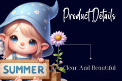 Cute Summer Gnome Clipart Bundle - CraftNest - Digital Crafting and Art