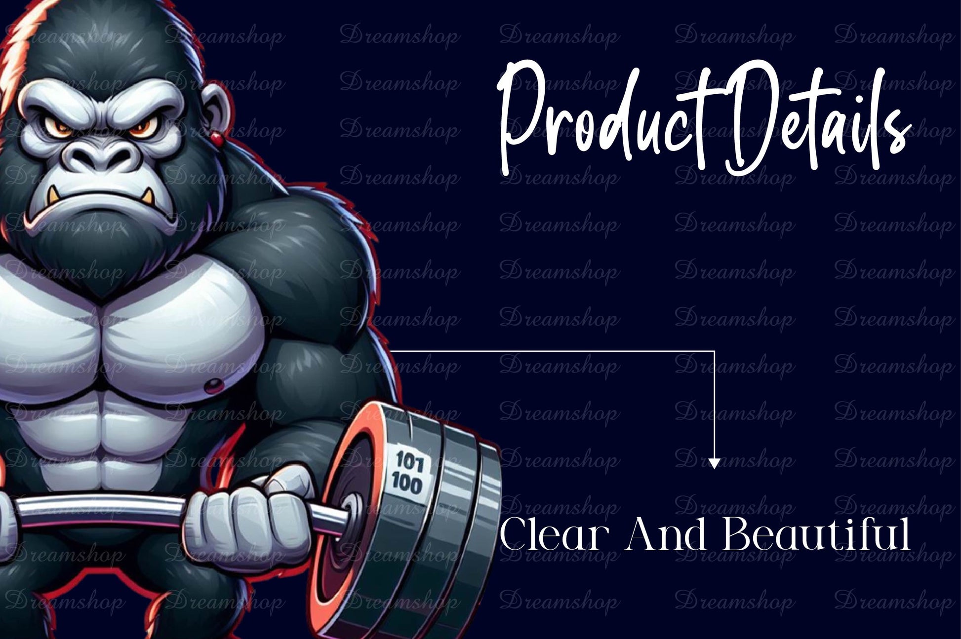 Heavy Weightlifting Gorilla Clipart Bundle - CraftNest - Digital Crafting and Art