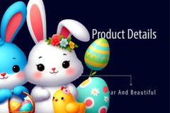 Easter Cute Bunny Clipart Bundle 1 - CraftNest - Digital Crafting and Art