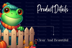 Autumn Frog Clipart Bundle - CraftNest - Digital Crafting and Art