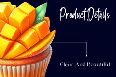 Yummy Cupcakes Set Clipart Bundle - CraftNest - Digital Crafting and Art