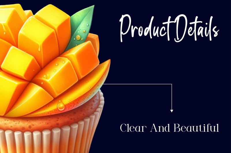 Yummy Cupcakes Set Clipart Bundle - CraftNest - Digital Crafting and Art