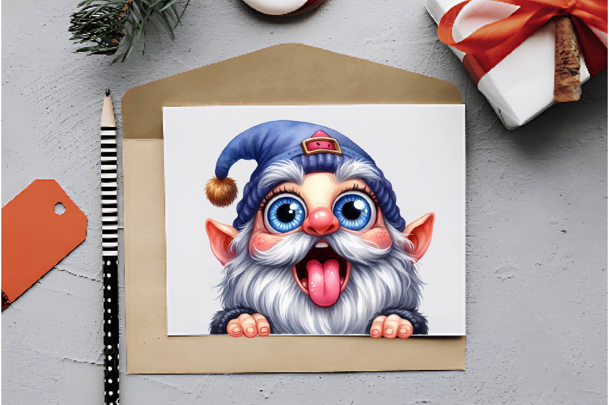 Crazy Funny Gnomes Clipart Bundle - CraftNest - Digital Crafting and Art