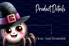 Halloween Funny Spider Clipart Bundle - CraftNest - Digital Crafting and Art