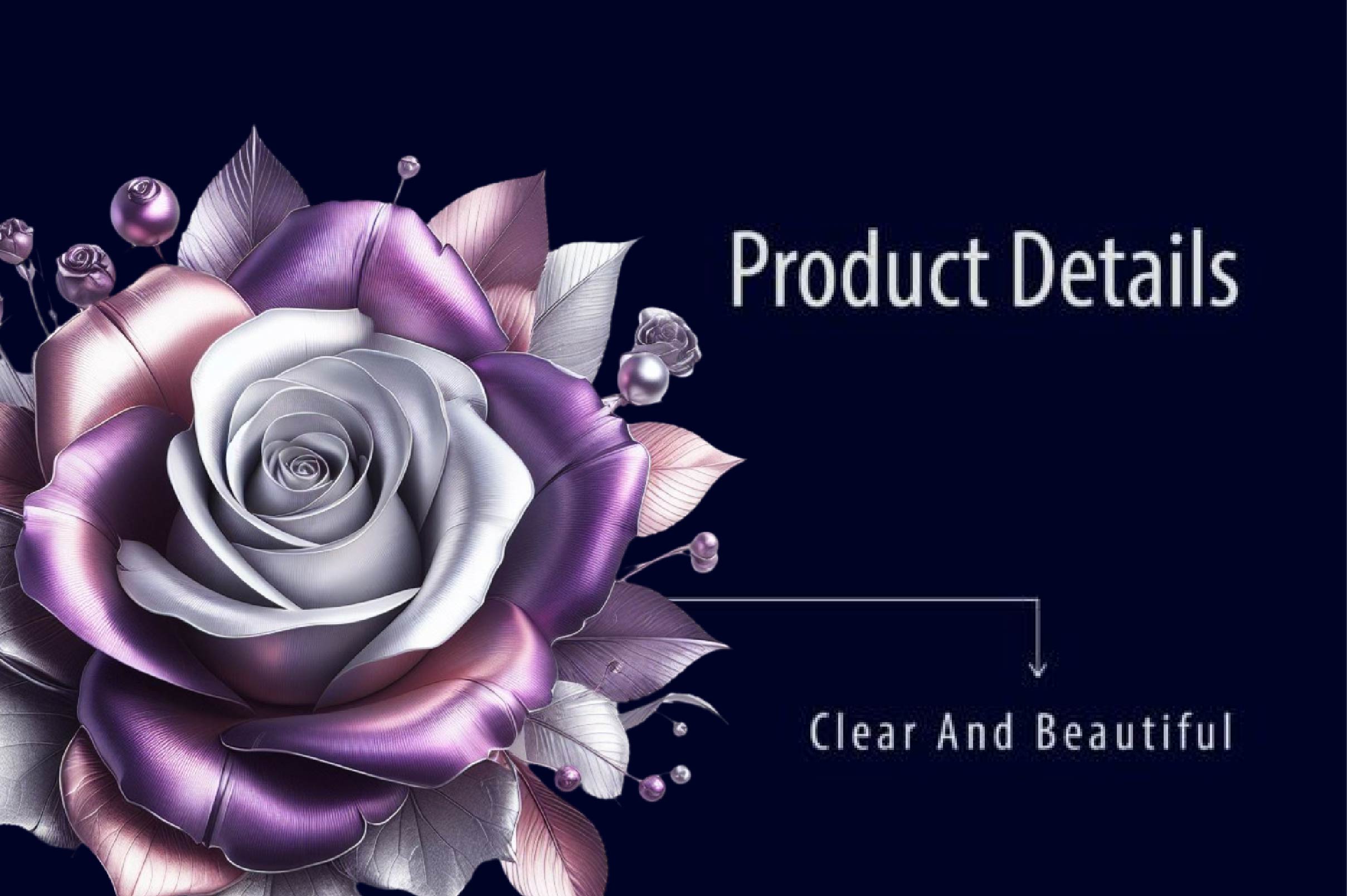 Purple And Silver Floral Clipart Bundle - CraftNest - Digital Crafting and Art