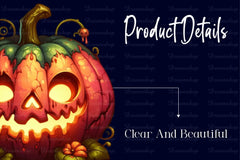 Horror Pumpkin Clipart Bundle - CraftNest - Digital Crafting and Art