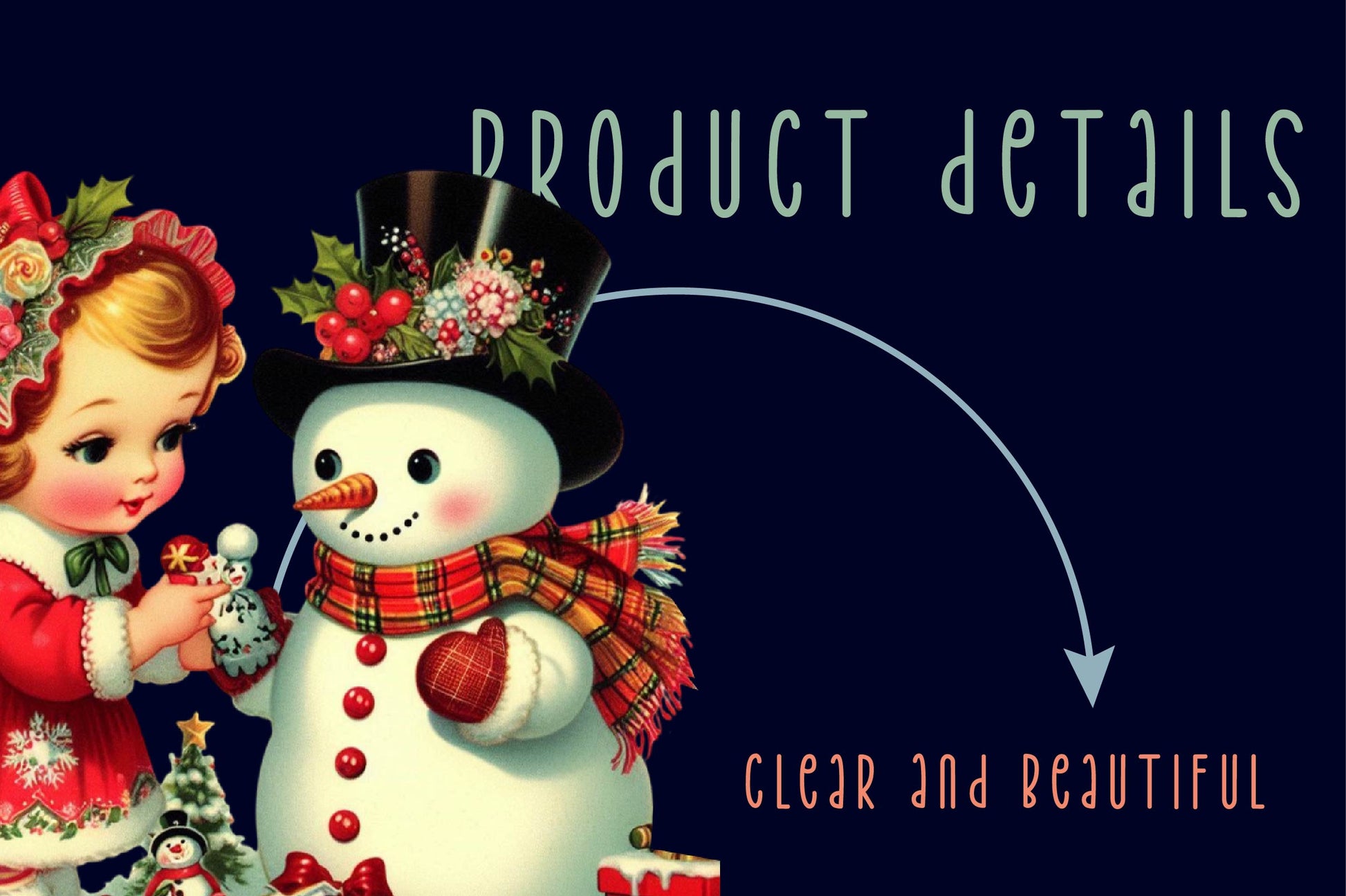 Vintage Child And Snowman Clipart Bundle - CraftNest - Digital Crafting and Art