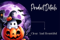 Cute Ghost Clipart Bundle 1 - CraftNest - Digital Crafting and Art