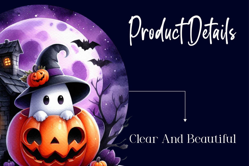 Cute Ghost Clipart Bundle 1 - CraftNest - Digital Crafting and Art