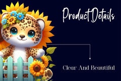 Leopards Kawaii Safari Clipart Bundle - CraftNest - Digital Crafting and Art