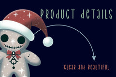 Christmas Gothic Voodoo Doll Clipart Bundle - CraftNest - Digital Crafting and Art