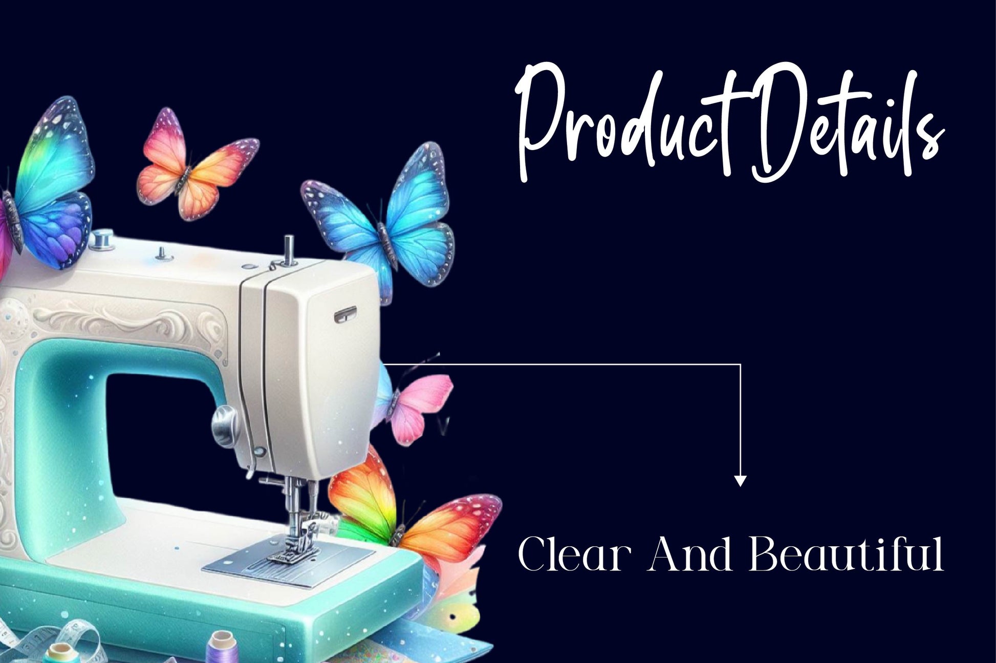 Pastel Sewing Machine Butterfly Clipart Bundle - CraftNest - Digital Crafting and Art