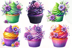 Cupcake Design Clipart Bundle - CraftNest - Digital Crafting and Art