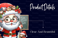 Christmas Teacher School Clipart Bundle - CraftNest - Digital Crafting and Art