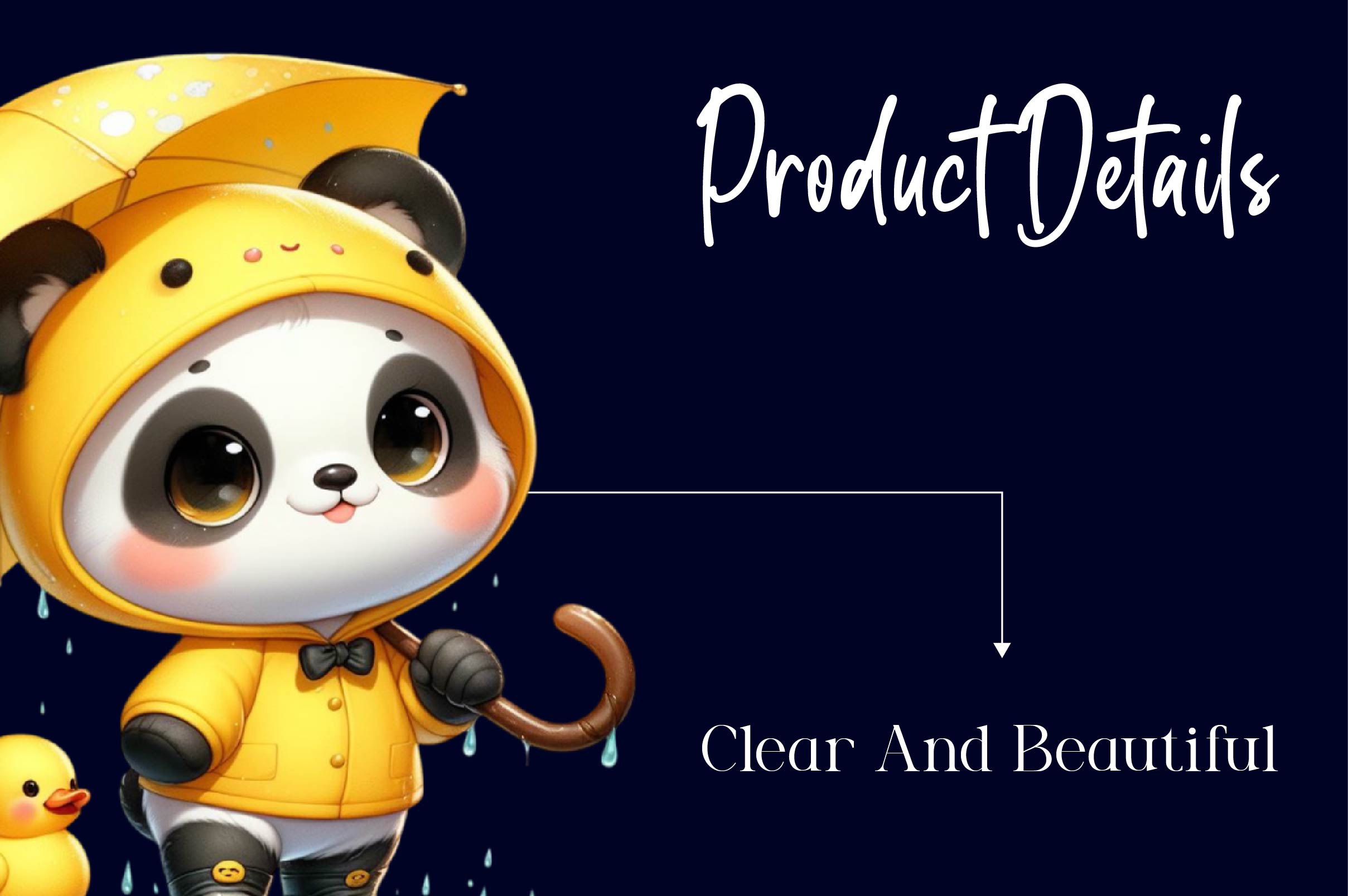 Funny Little Pandas Umbrella Clipart Bundle - CraftNest - Digital Crafting and Art