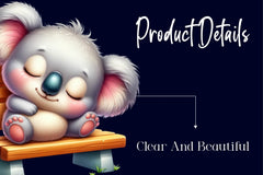 Cute Koala Bear Clipart Bundle - CraftNest - Digital Crafting and Art