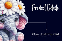 Crochet Animals And Flowers Clipart Bundle - CraftNest - Digital Crafting and Art