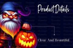 Halloween Scary Gnome Clipart Bundle - CraftNest - Digital Crafting and Art