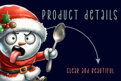 Silver Christmas Snowman Clipart Bundle - CraftNest - Digital Crafting and Art