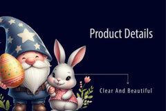 Easter Gnome Clipart Bundle 3 - CraftNest - Digital Crafting and Art