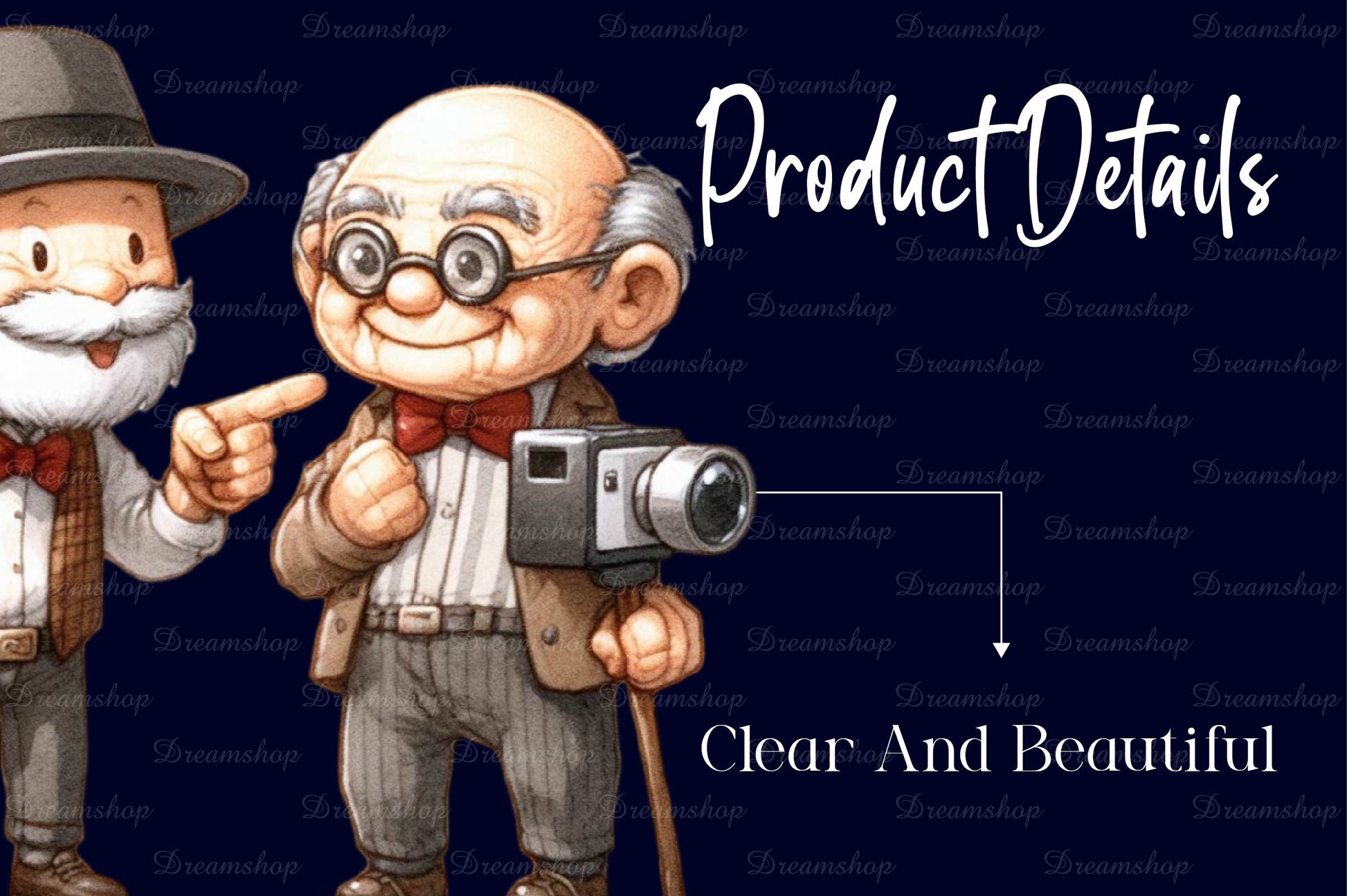 Funny Old Men Friendship Clipart Bundle - CraftNest - Digital Crafting and Art