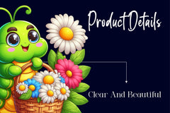 Cute Caterpillar Clipart Bundle - CraftNest - Digital Crafting and Art