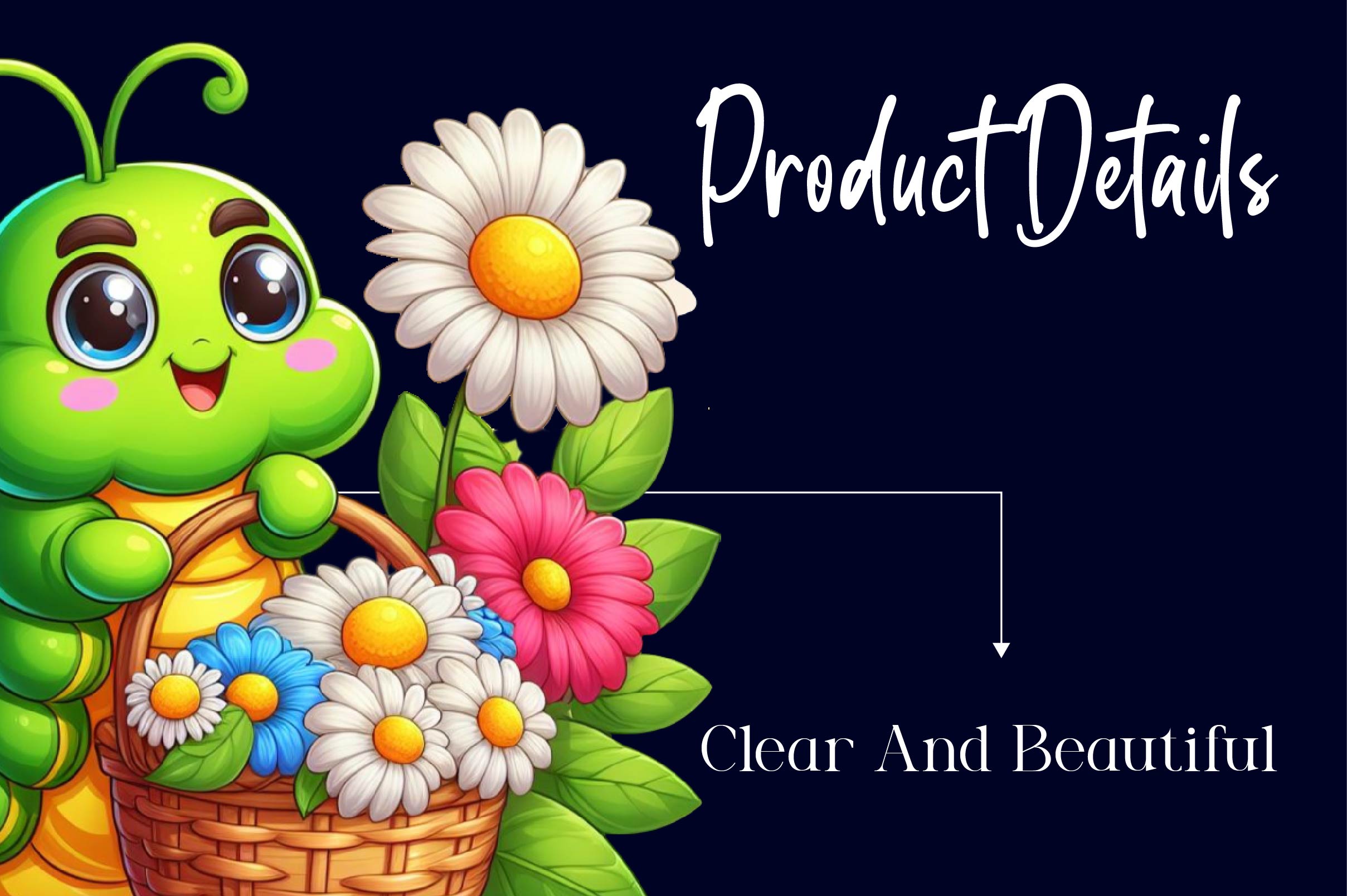 Cute Caterpillar Clipart Bundle - CraftNest - Digital Crafting and Art