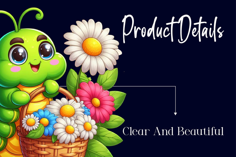 Cute Caterpillar Clipart Bundle - CraftNest - Digital Crafting and Art
