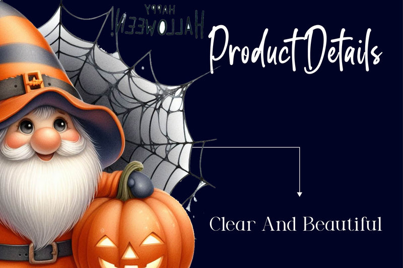 Halloween Gnomes Set Clipart Bundle - CraftNest - Digital Crafting and Art